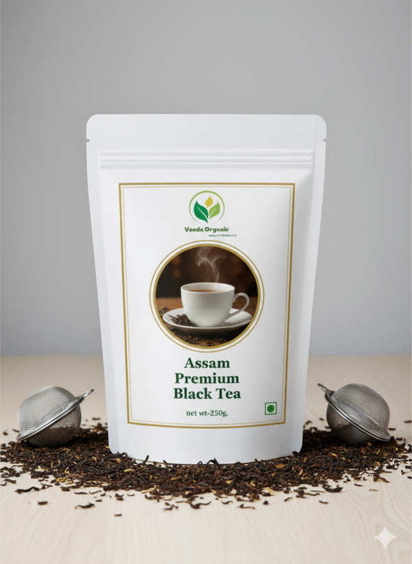 Veedaorganic Roasted Assam Black Tea Full Leaf's